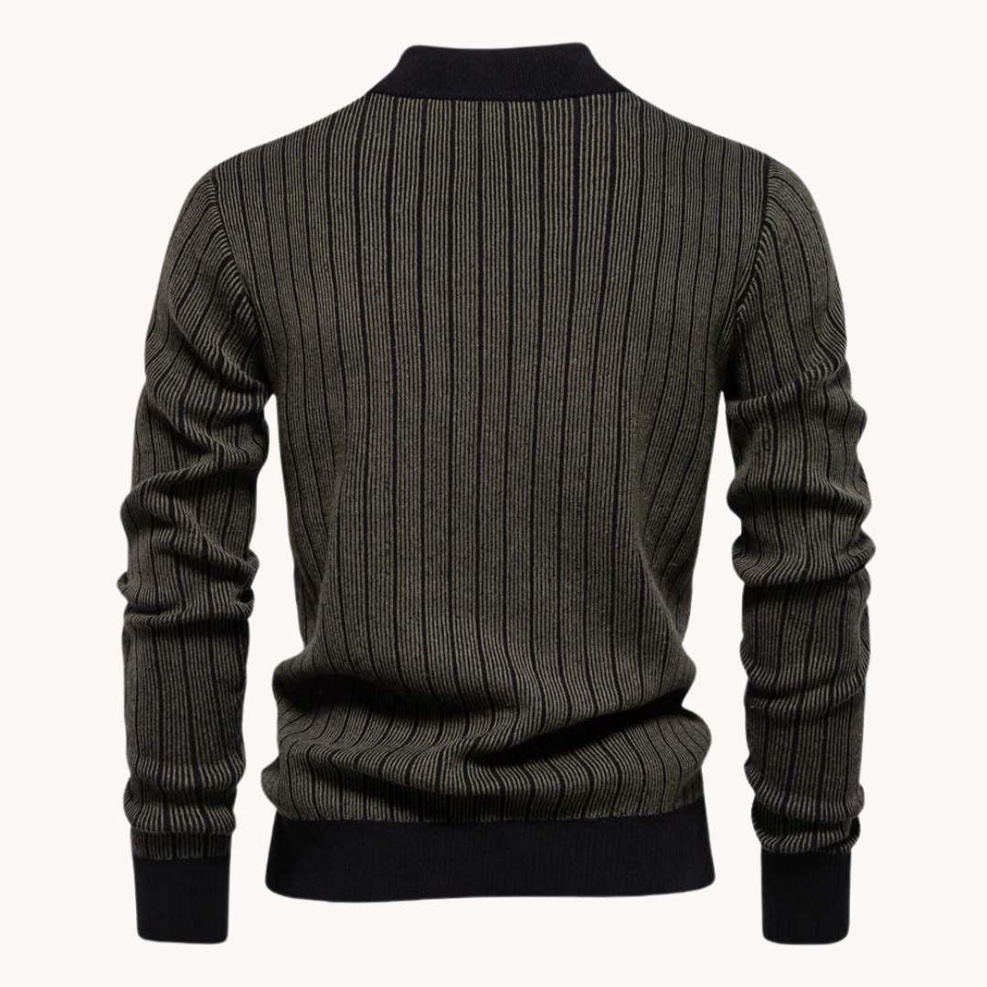 Quincy Striped Sweater | BELIVITE