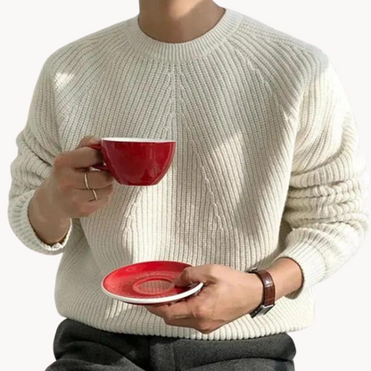Ronan Ridgeway Ribbed Sweater | BELIVITE