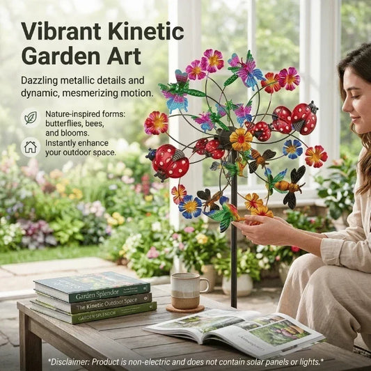 TwinkleBloom – Decoración solar de jardín en forma de flor