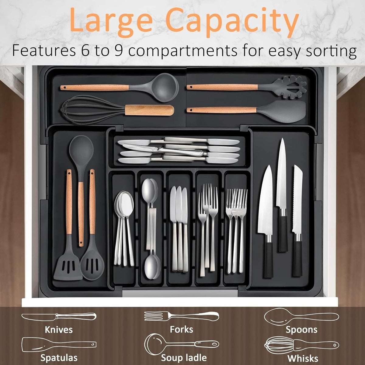 DrawerMax – Adjustable Storage Tray