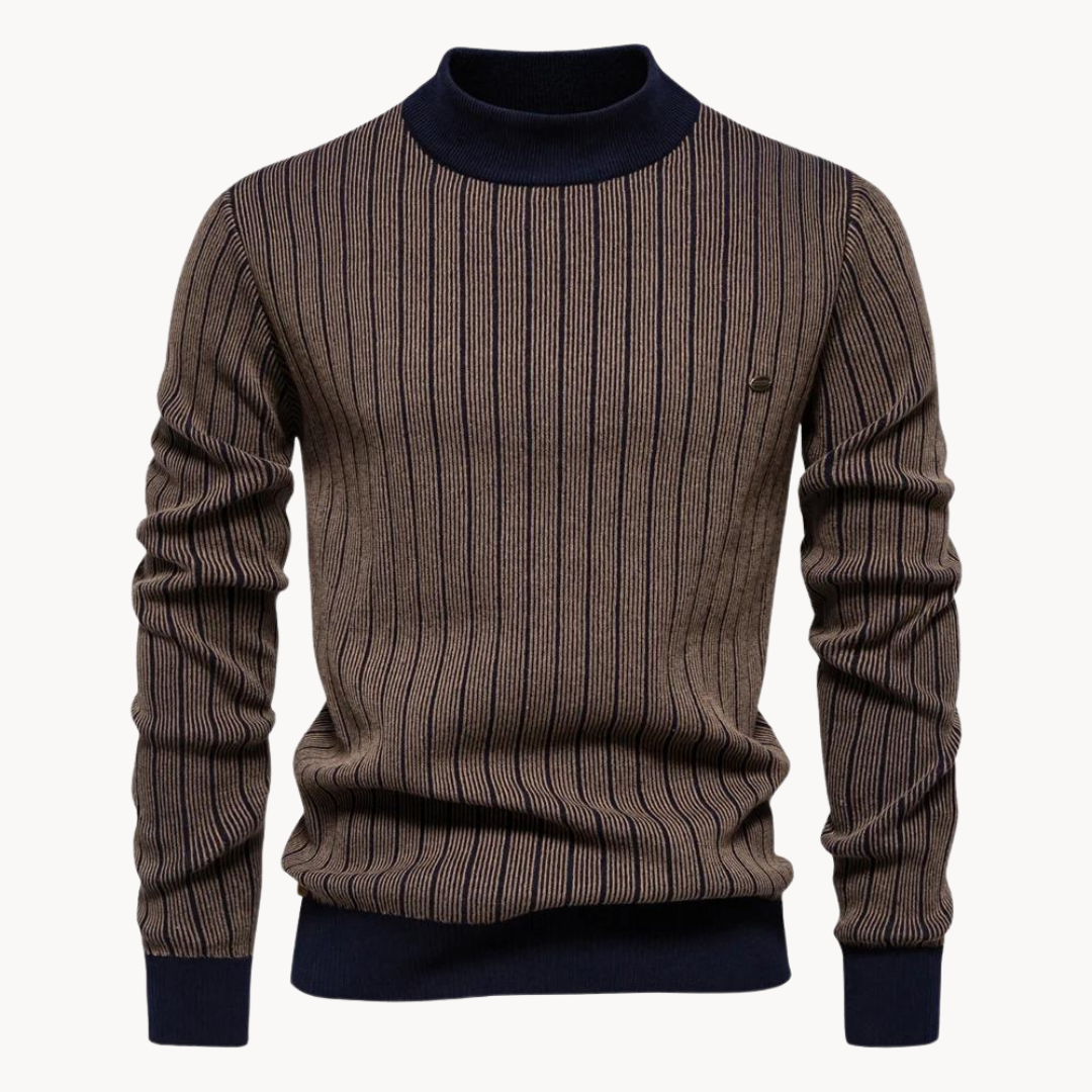 Quincy Striped Sweater | BELIVITE