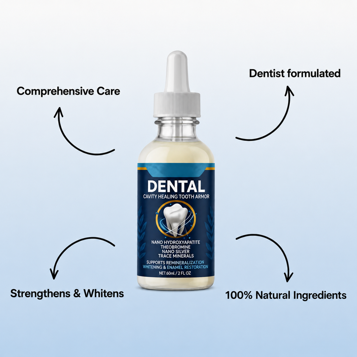 DentiGlow – Fluoride Free Tooth Repair Formula