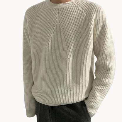 Ronan Ridgeway Ribbed Sweater | BELIVITE