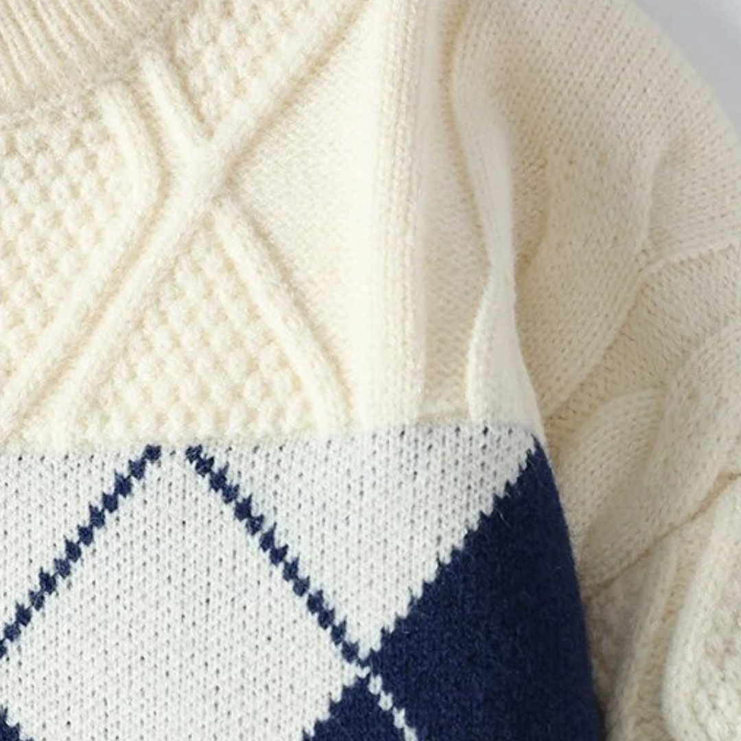 Ellis GeoKnit Sweater | BELIVITE
