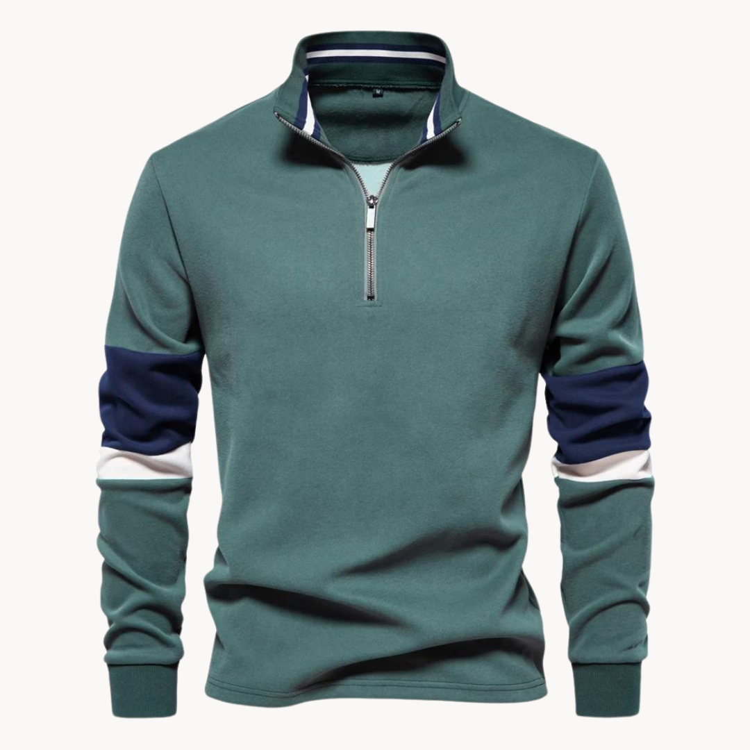 Nathan Quarter-Zip Sweater | BELIVITE