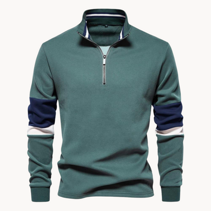 Nathan Quarter-Zip Sweater | BELIVITE
