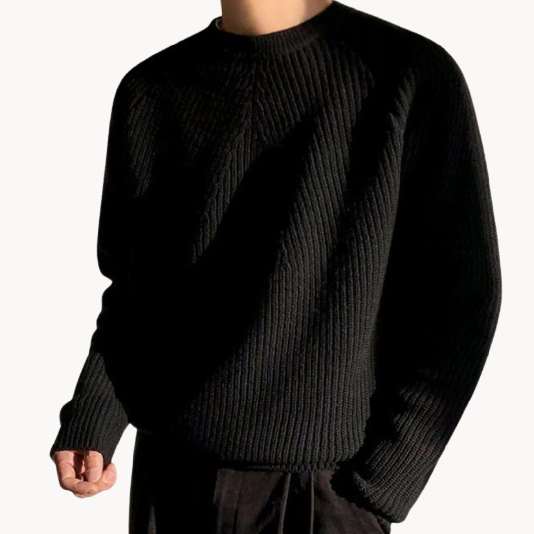Ronan Ridgeway Ribbed Sweater | BELIVITE
