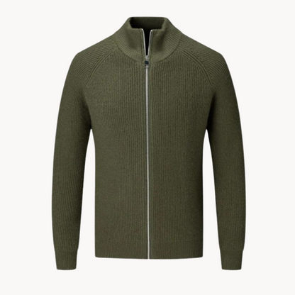 Colton Cashmere Zip Sweater | BELIVITE