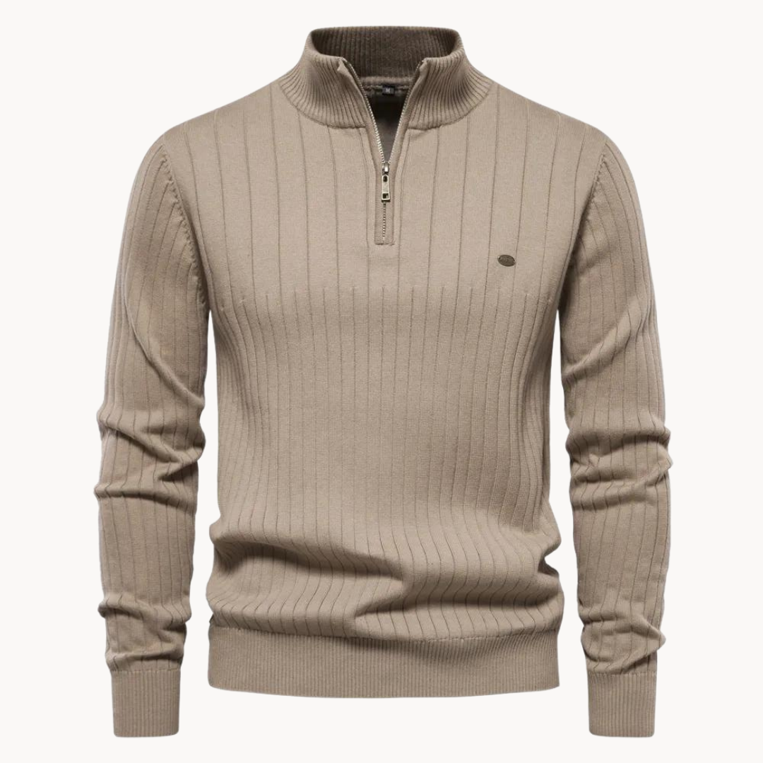 Jenson Quarter Zip Sweater | BELIVITE
