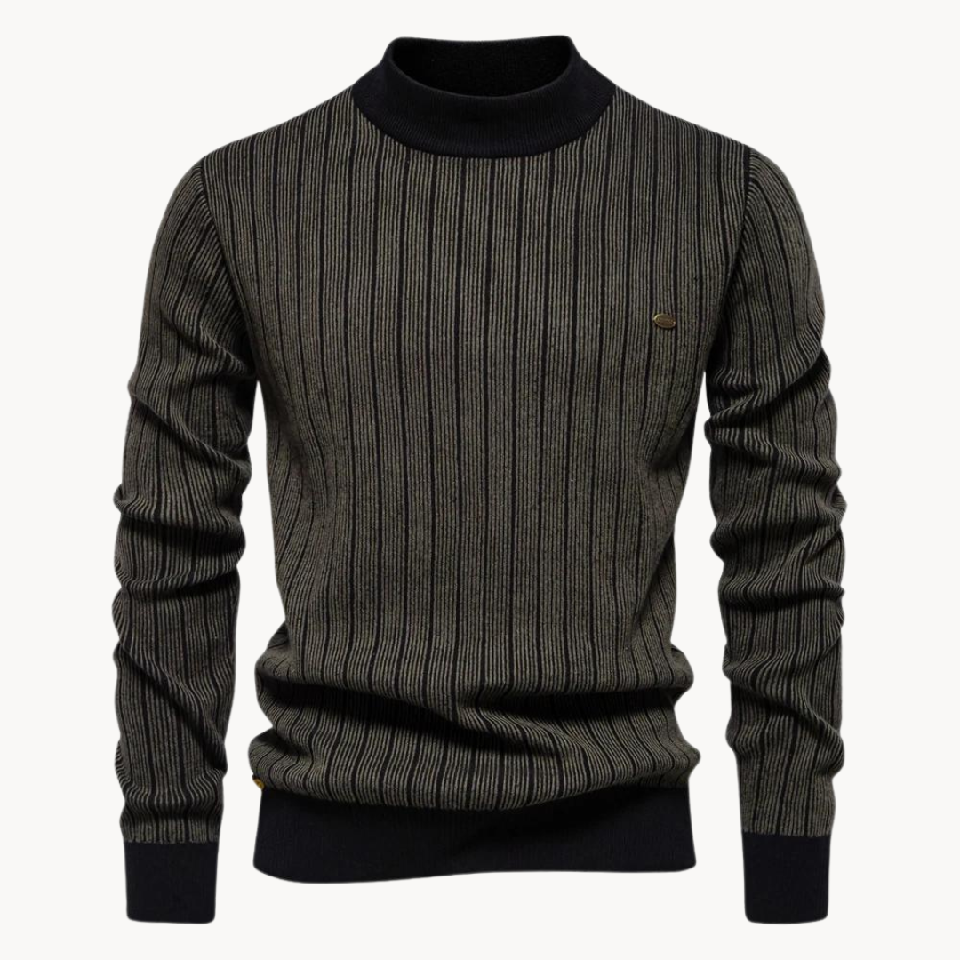 Quincy Striped Sweater | BELIVITE