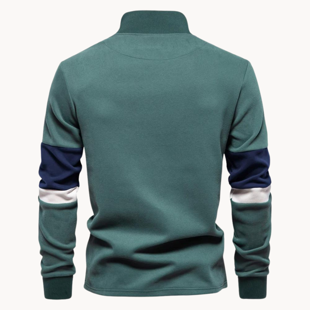 Nathan Quarter-Zip Sweater | BELIVITE