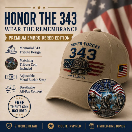 ValorMark – Gorra conmemorativa premium 343 Memorial Legacy