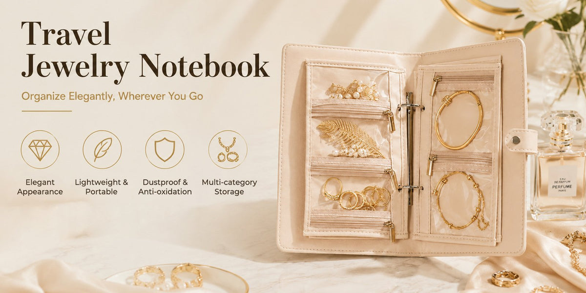 LunaVault - Portable Jewelry Organizer Book