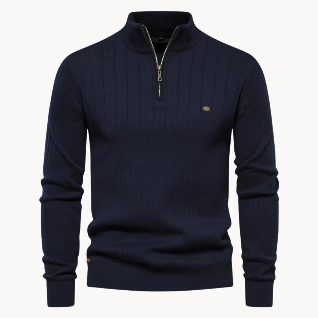 Jenson Quarter Zip Sweater | BELIVITE
