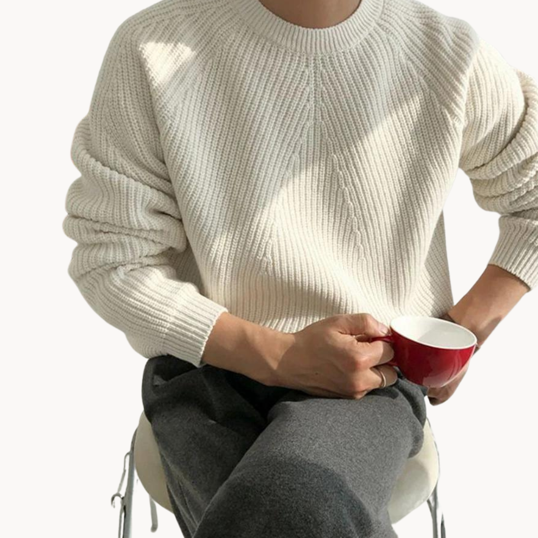 Ronan Ridgeway Ribbed Sweater | BELIVITE