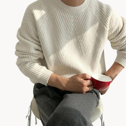 Ronan Ridgeway Ribbed Sweater | BELIVITE