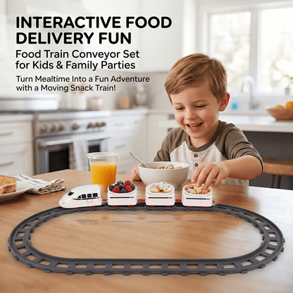 FunRail – Rotating Food Train Serving Set