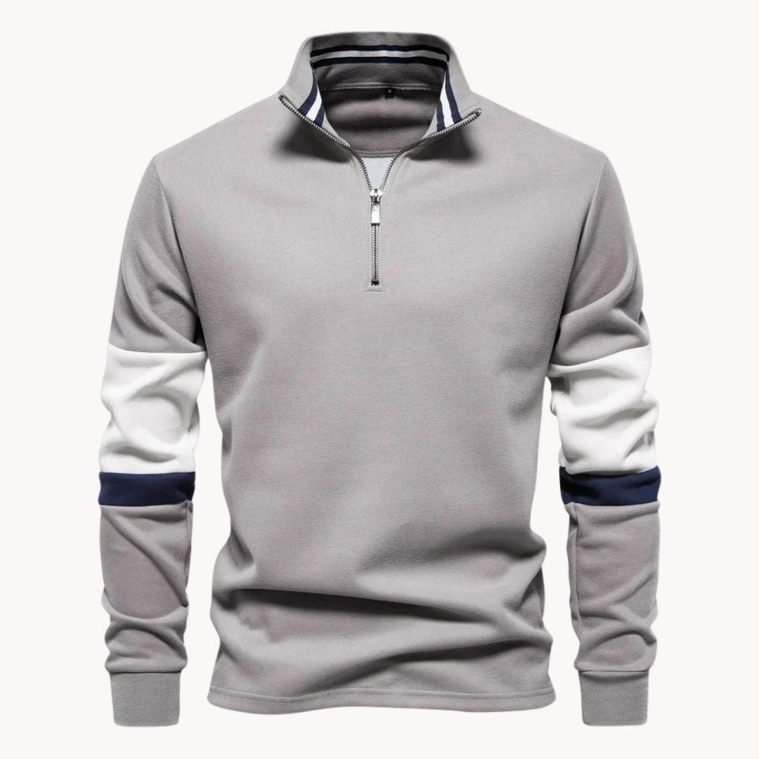 Nathan Quarter-Zip Sweater | BELIVITE