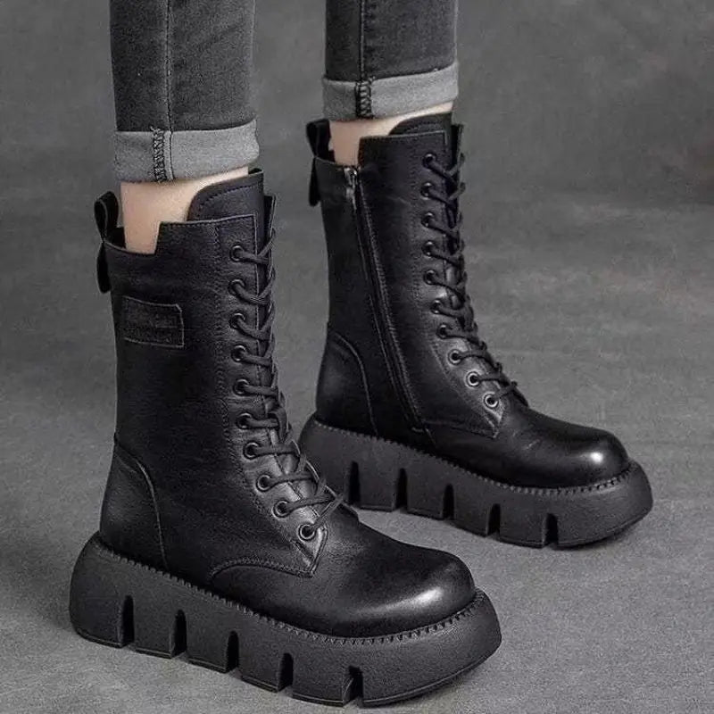 Ultra Comfortable & Warm Leather Boots | BELIVITE