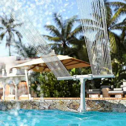 GlowRipple – Remote Controlled Solar Fountain for Pool Ambiance