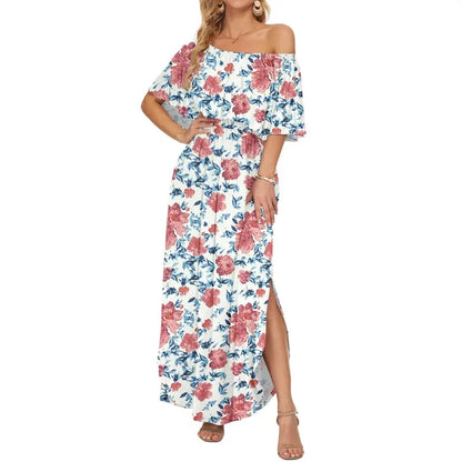 GraceLoom – Flowing Shoulder Dress