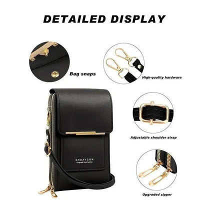 VistaPouch – Simple and Elegant Women’s Touchscreen Crossbody Phone Wallet