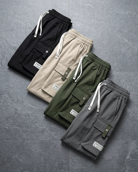 UrbanFlex – Pantalón corto Cargo 3/4 Estilo urbano funcional y cómodo