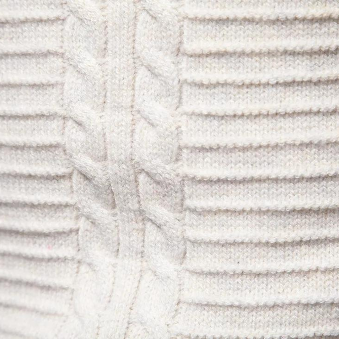 Warren Cable Crewneck Sweater | BELIVITE