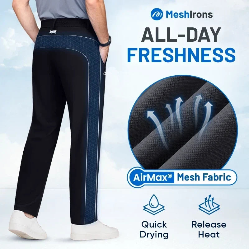 BELIVITE™ MeshIrons - Men’s Breathable Mesh Panel Casual Pants