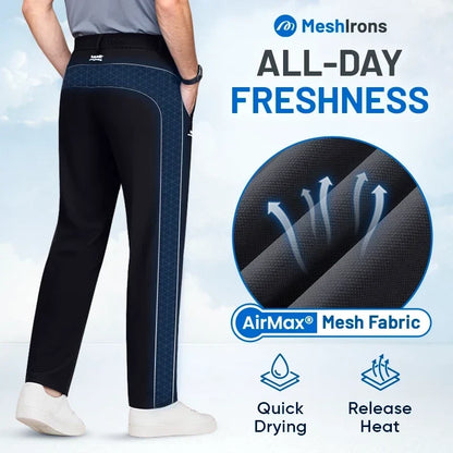 BELIVITE™ MeshIrons - Men’s Breathable Mesh Panel Casual Pants