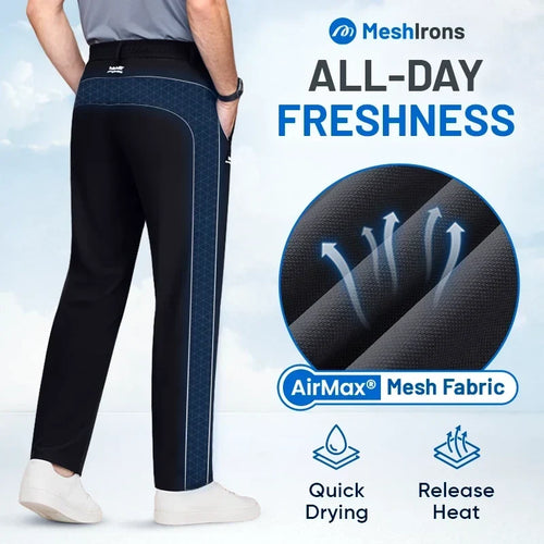 BELIVITE™ MeshIrons - Men’s Breathable Mesh Panel Casual Pants