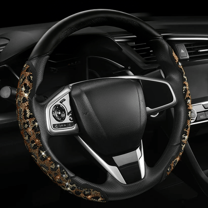 LuxiDrive – Crystal Studded Steering Wheel Cover