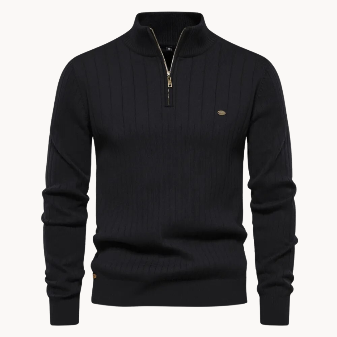 Jenson Quarter Zip Sweater | BELIVITE