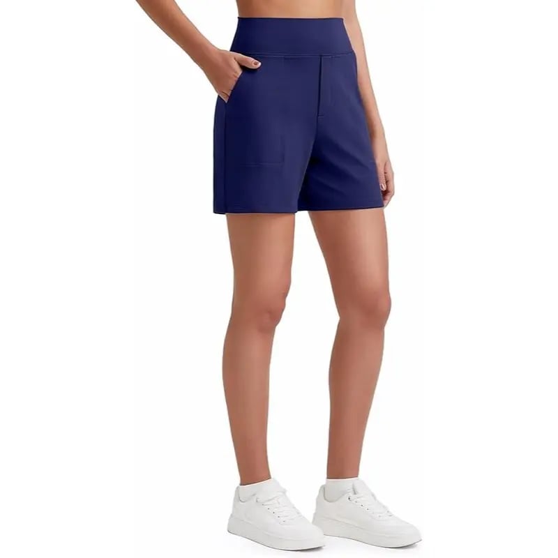 FitAura – Women’s High-Waisted Sport Shorts
