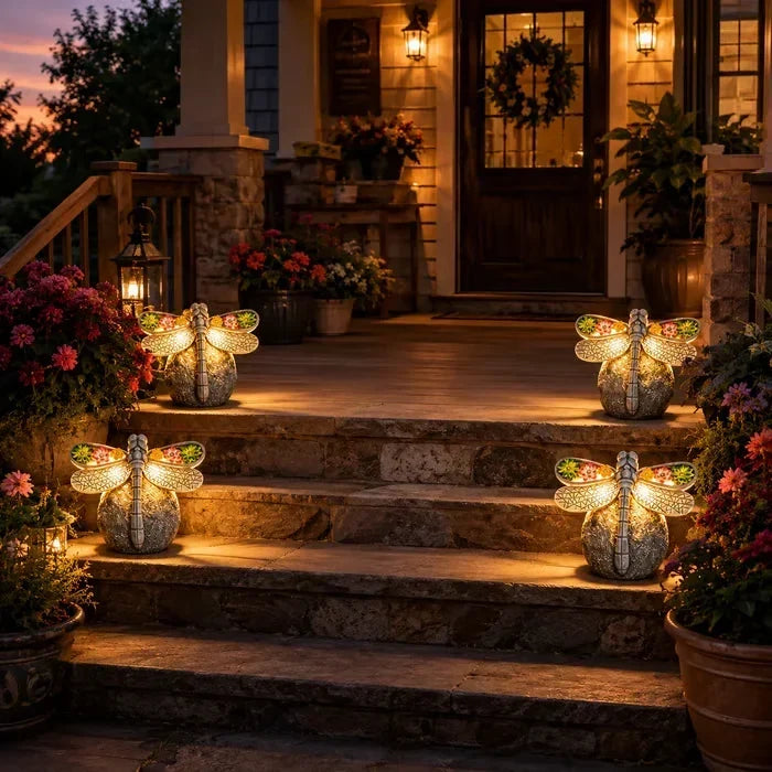 GlowWing – Solar Dragonfly Garden Light