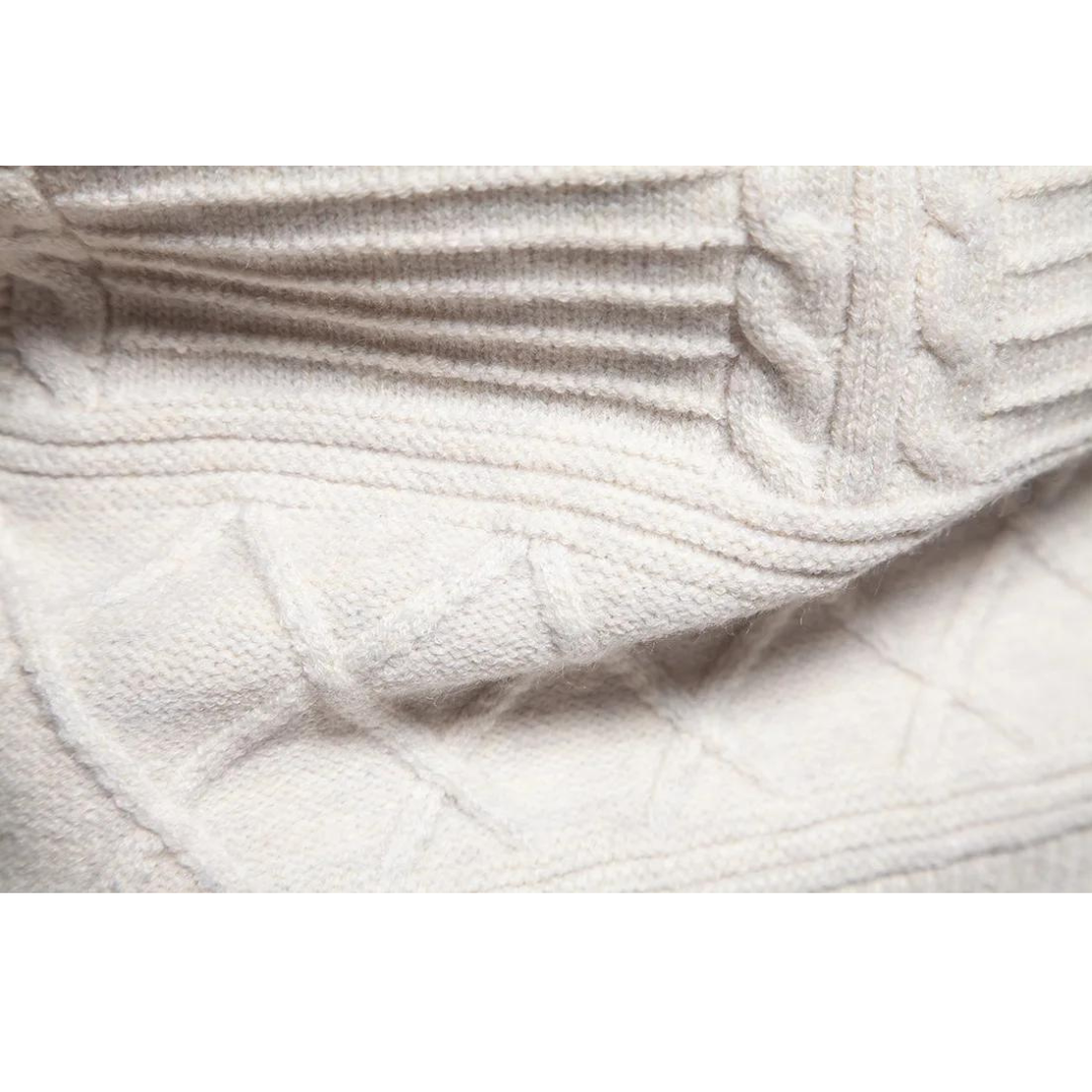 Warren Cable Crewneck Sweater | BELIVITE
