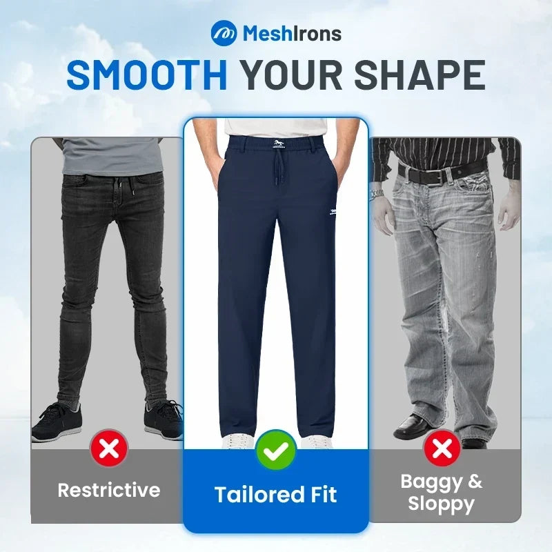 BELIVITE™ MeshIrons - Men’s Breathable Mesh Panel Casual Pants