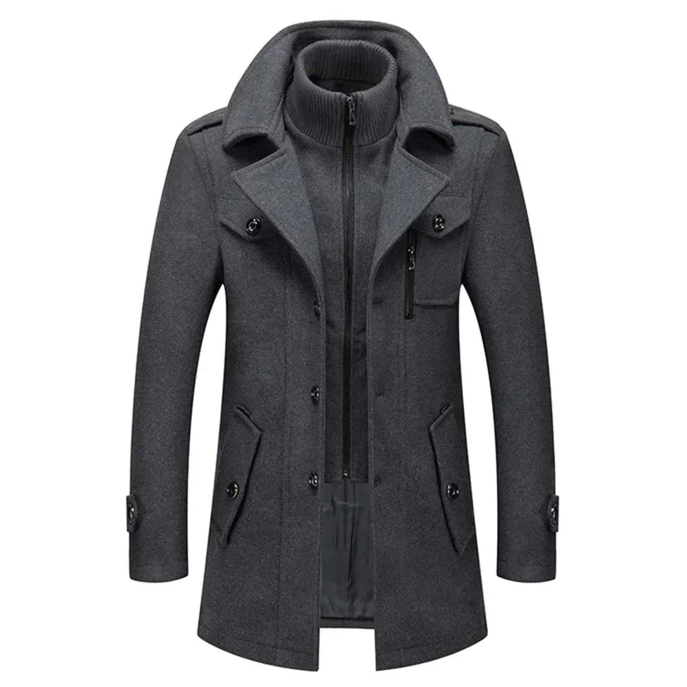 Two-Piece Men’s Coat for Style and Warmth - Peaky™
