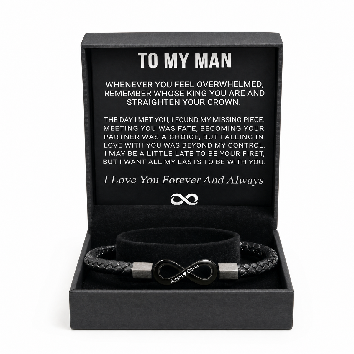 LoveBond – Personalized Couple Projection Bracelet