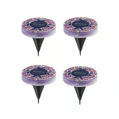 NightMosaic – Waterproof Solar Pathway Lights