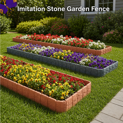 StoneFlex – Imitation Stone Garden Fence Border