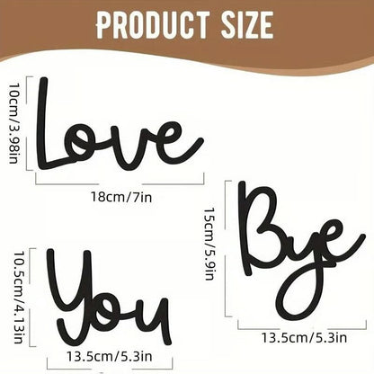 SweetEntry – Family Love You Bye Entryway Wall Decor