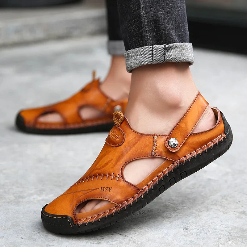 BELIVITE| Orthopedic Leather Sandals
