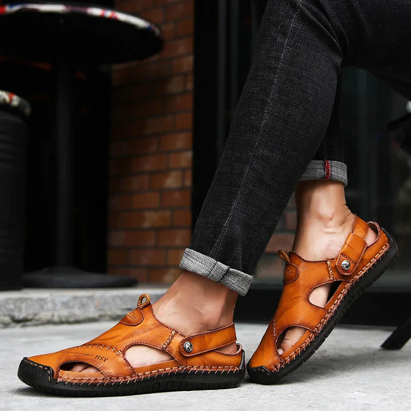 BELIVITE| Orthopedic Leather Sandals