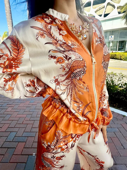 Saori™ – Satin Set with Elegant Shine and Effortless Comfort