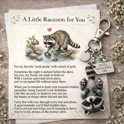 MoodPanda – Funny Trash Panda Keychain
