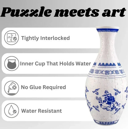 VaseCraft – Artistic 3D Puzzle Flower Holder