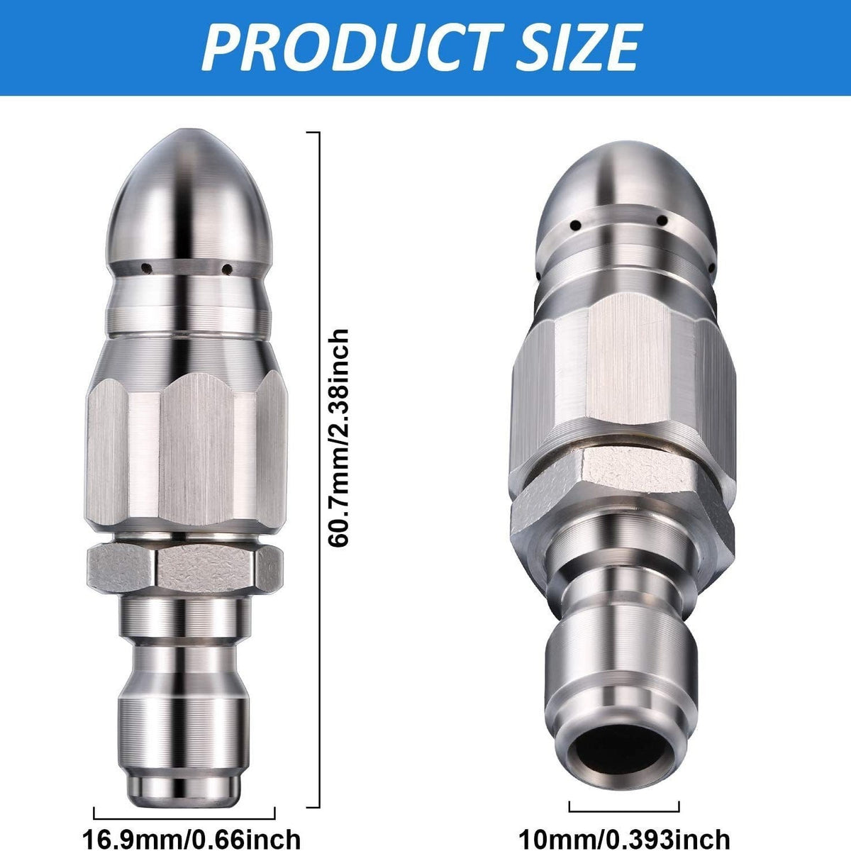 RapidFlush - Safe & Efficient Pipe Cleaning Nozzle