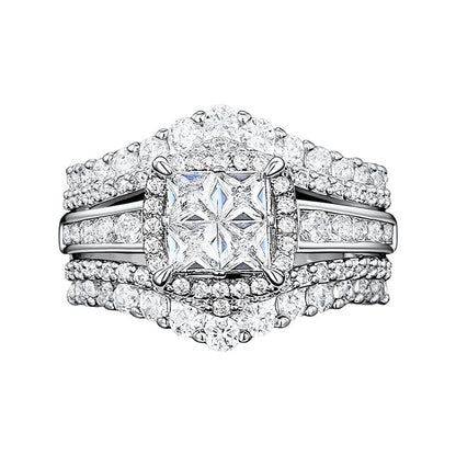 EverShine – Princess Cut Sparkling Zirconia Ring