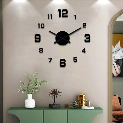 TimeVista – 3D Luminous Acrylic Wall Clock Set
